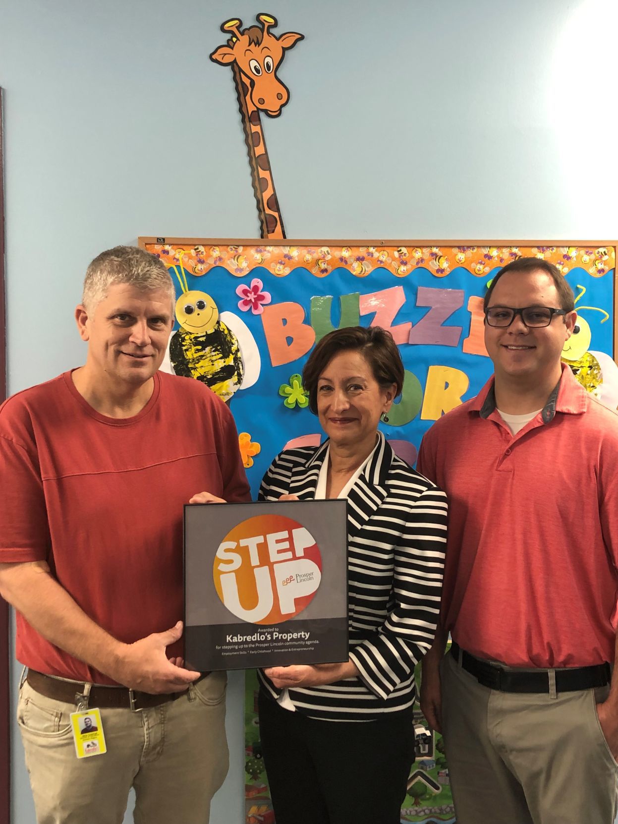 Kabredlo’s honored with Prosper Lincoln Step Up Award